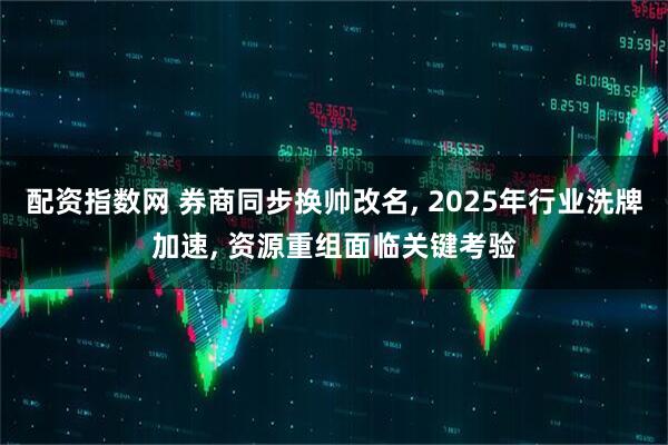 配资指数网 券商同步换帅改名, 2025年行业洗牌加速, 资源重组面临关键考验
